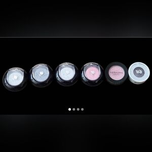 Eyeshadow Set - Silver and Pink & A Purplish
